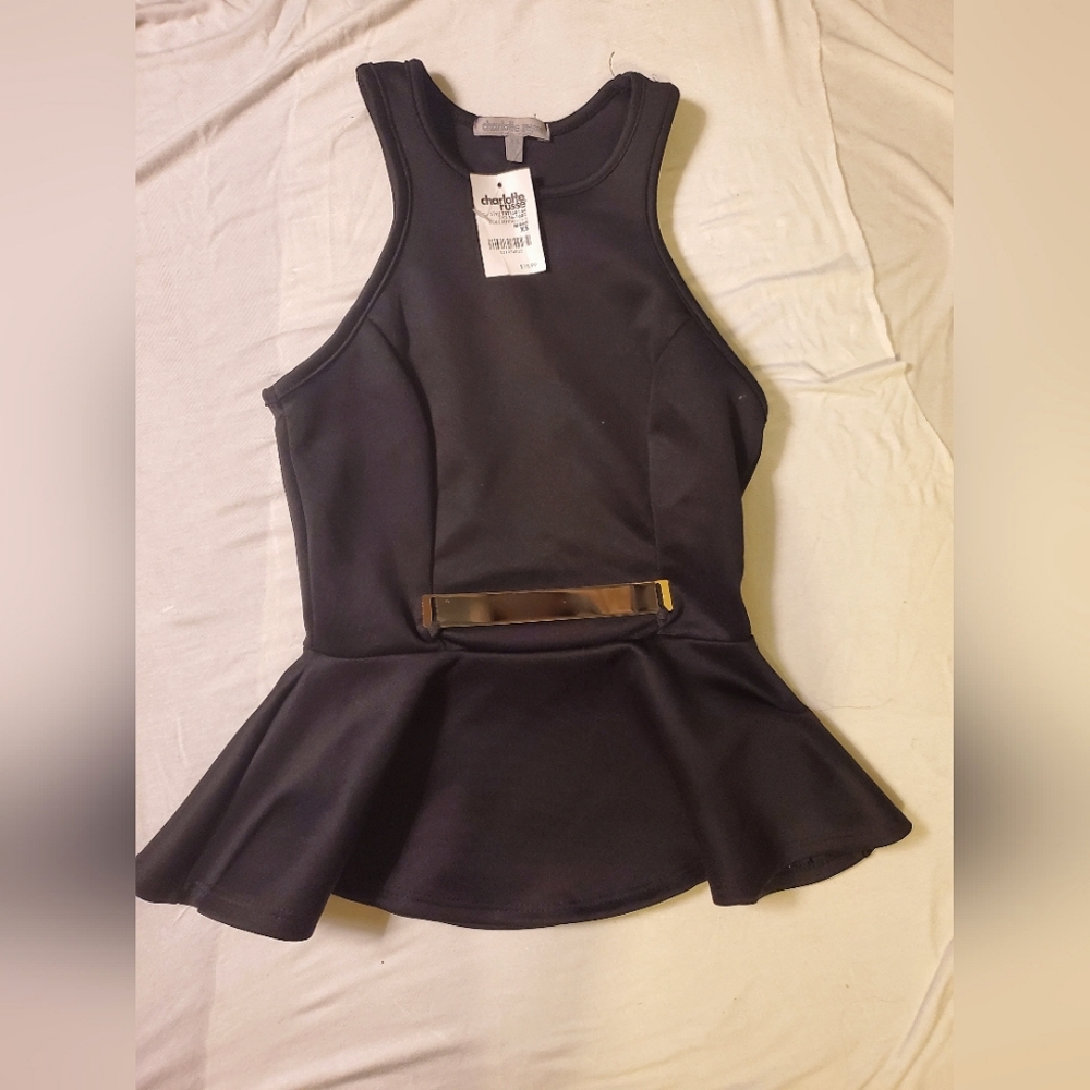 NWT Peplum style tank